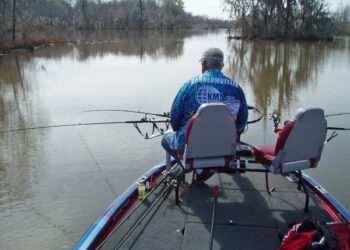 Spring is a good time to get into the backs of creeks and rivers looking for warmer water and small drops.