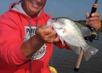 A drop shot rig produces for Barry Morrow when crappie get finicky