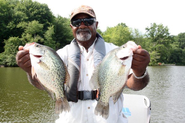 Good mid-summer crappies, like this one, can be caught with proper techniques and presentations.