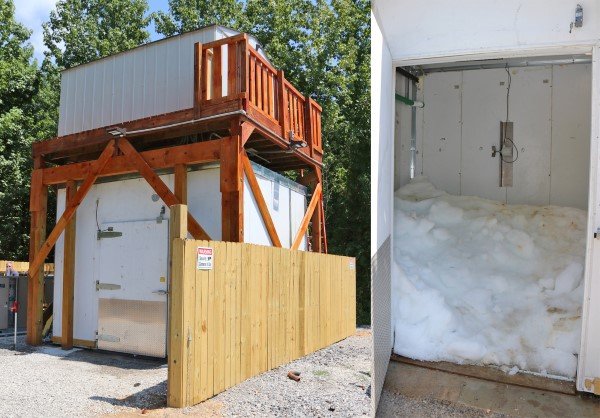 A big problem for transporting thousands of pounds of fish each day is having enough ice to get the carp to market. A new ice house near a ramp in Lyon County KY, was built specifically for commercial fishermen to have access to more ice.