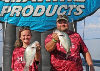 Many slabs were caught during the tournaments. John and Autumn Williams had a few big fish.