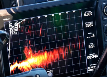 The new Garmin Panoptix Live Scope has provided an anglers dramatic new information on exactly how close you can approach crappie without spooking them.