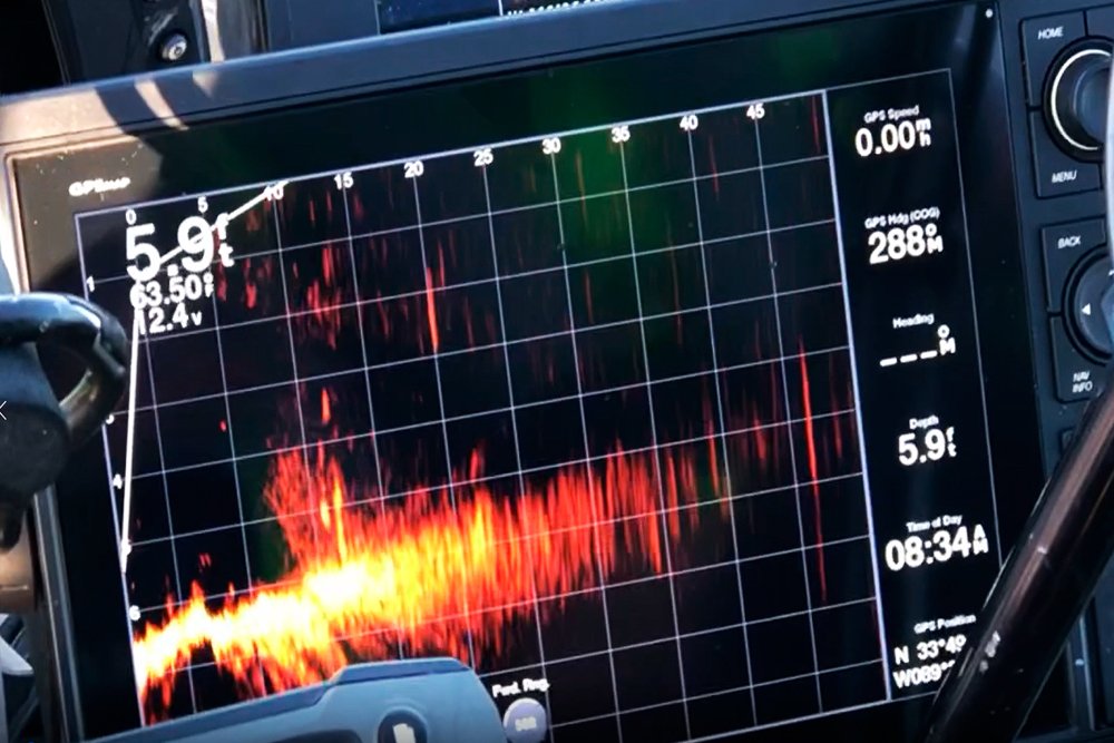 The new Garmin Panoptix Live Scope has provided an anglers dramatic new information on exactly how close you can approach crappie without spooking them.