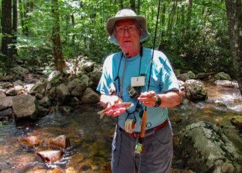 It’s fun to catch a fish on a rod you built, no matter what size!