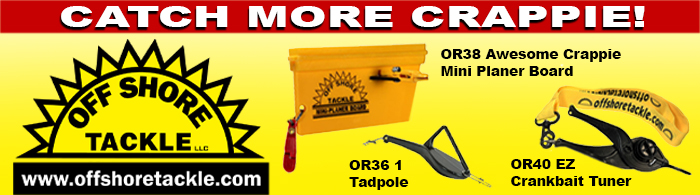 Off Shore Tackle Planer Boards | Off Shore Tackle Company | Planer Boards for Crappie | Pulling Planer Boards