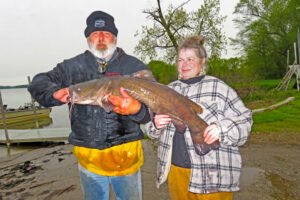 Fishing for flathead catfish is gaining popularity on Mosquito Lake.