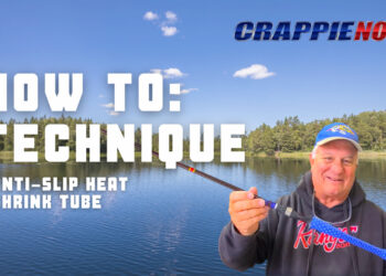 Crappie NOW How To Anti-slip heat shrink tube for fishing rod