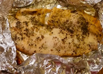 crappie fillets with Italian Dressing for Fish-n-Foil