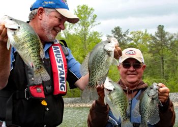 CrappieNOW Editor Richard Simms (left) and his friend, Dickey Porter
